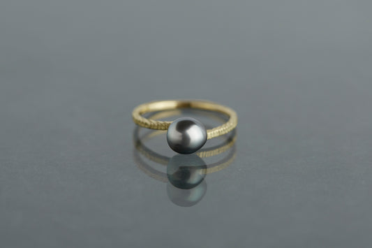 Unknown knowns line + tahiti pearl ring
