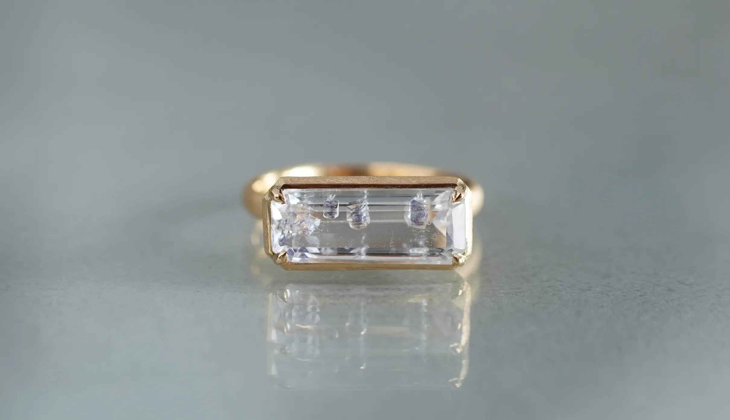 フローライトインクォーツリング– Ryui