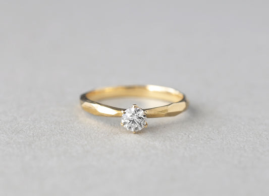 Rough cut solitaire