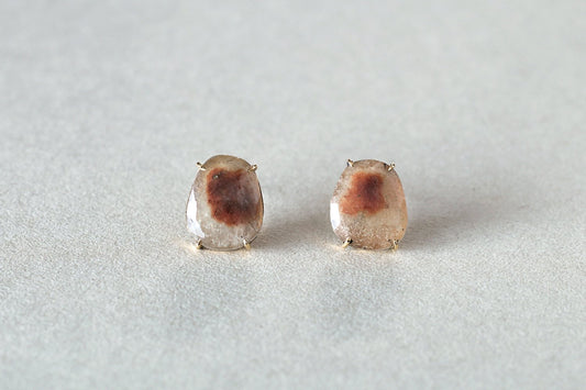Nuance color sapphire earrings