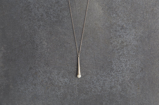 Raindrop necklace / Pt900