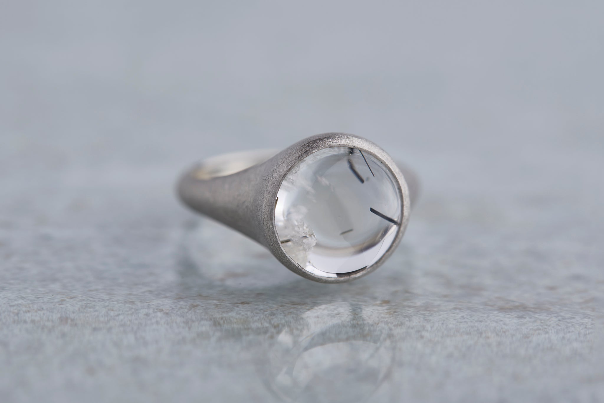 LiniE Official Site | AIR RING_FLOWER RURILATED QUARTZ
