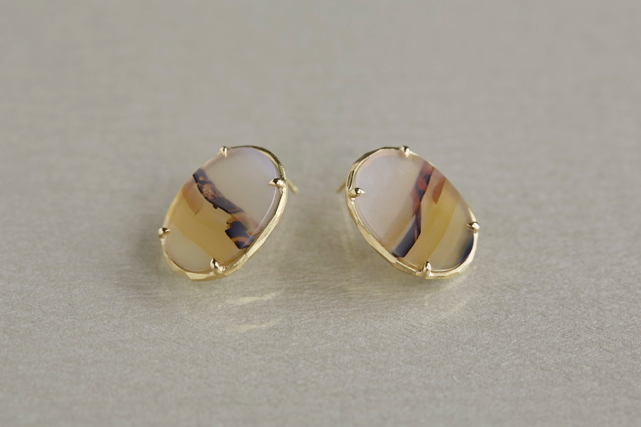 ピクチャーアゲートピアス– Ryui