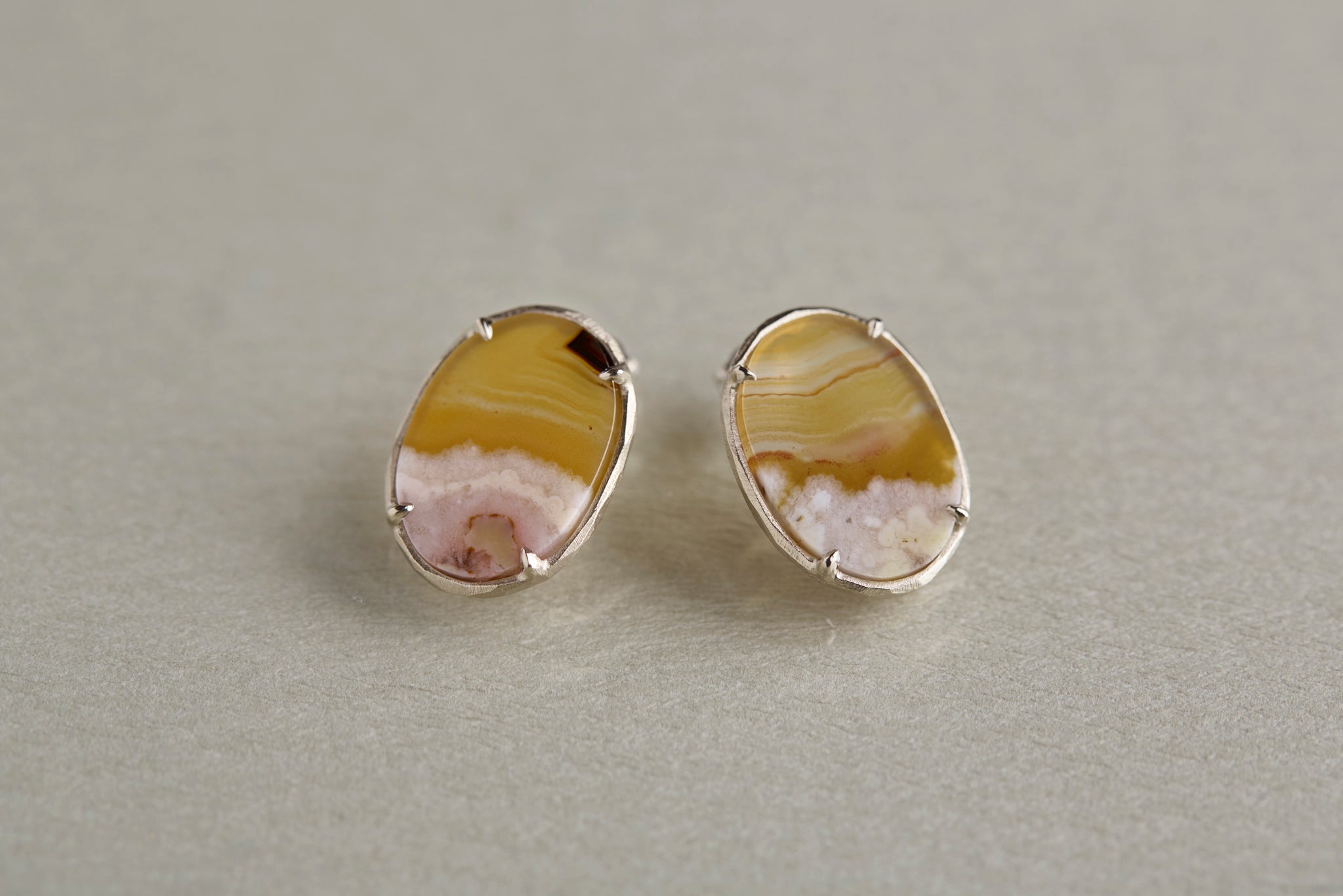 【新品・未使用】agate ピアス ピクチャーアゲートピアス– Ryui
