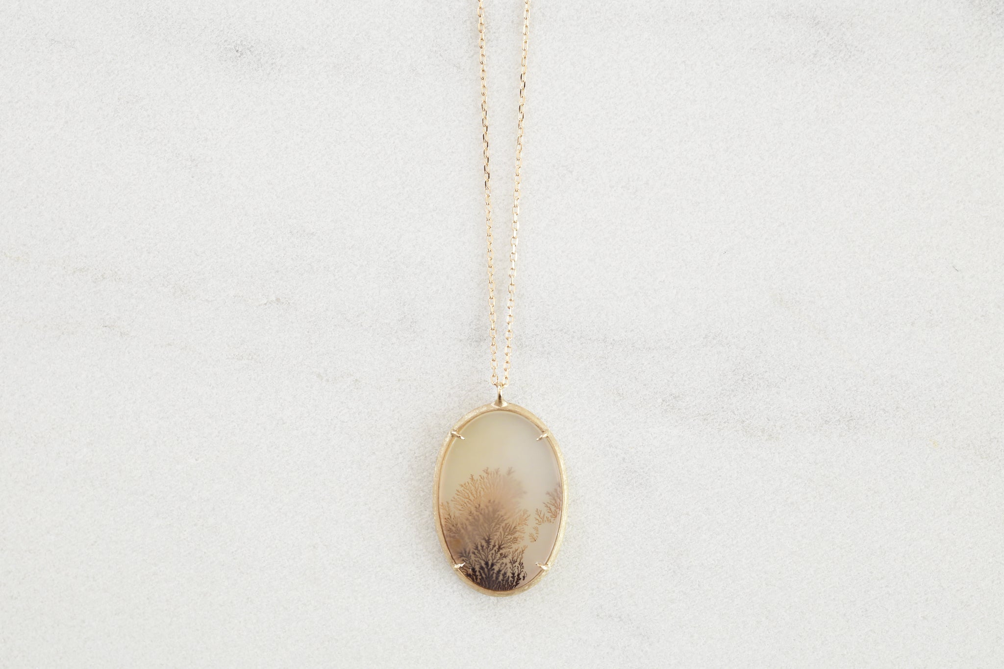 Dendritic agate necklace – Ryui