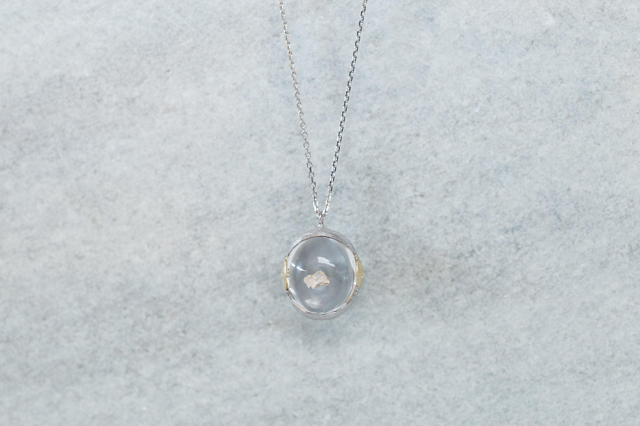 カルサイトインクォーツネックレス– Ryui