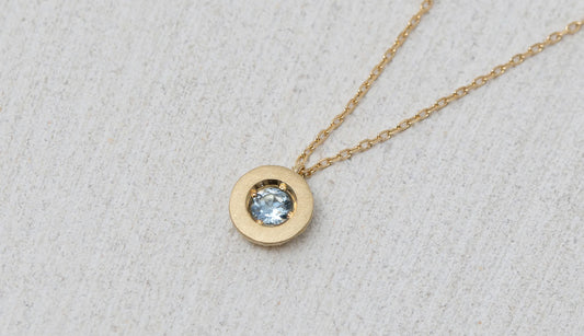 Enfold necklace + aquamarine