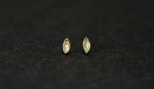 Bloom oneleaf earrings