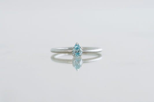 Norme ring + diamond ( ice blue )