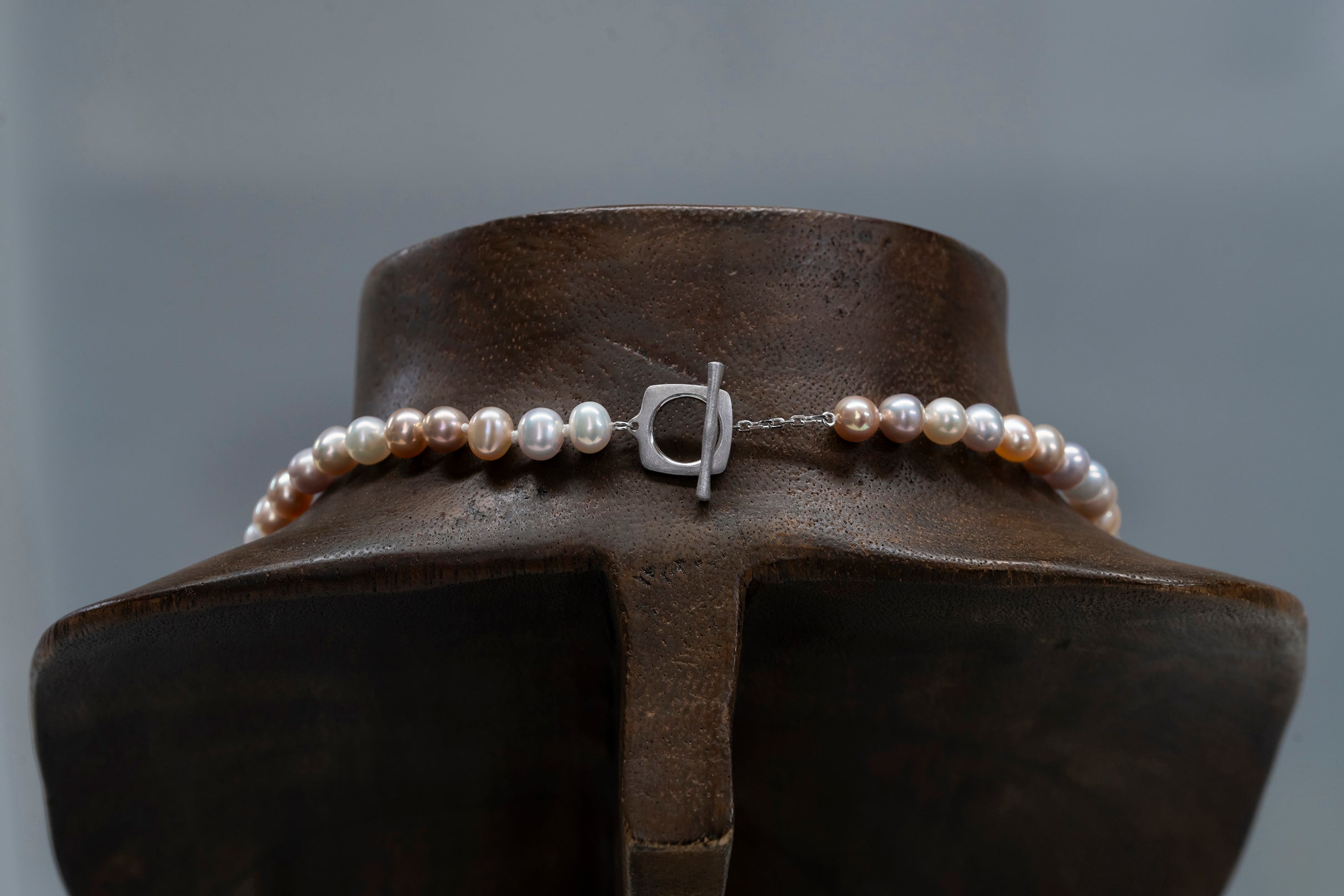 マルチカラーパールネックレス 約 42cm– Ryui