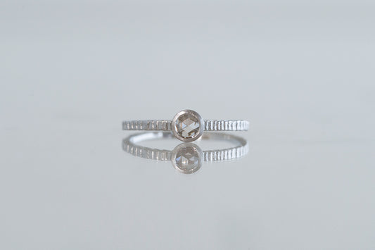 Unknown knowns line ring + diamond