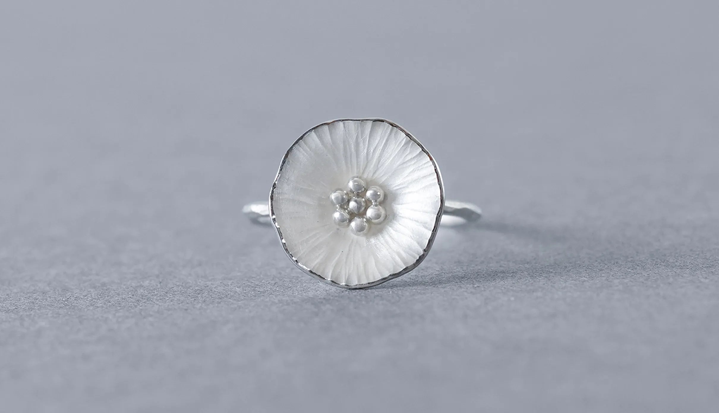 Ryui シルバー petit flower ring 12号 Petit flower リング / Mix– Ryui