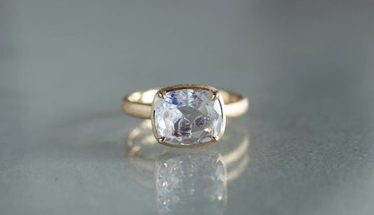 [Monthly piece] Fluorite in quartz ring