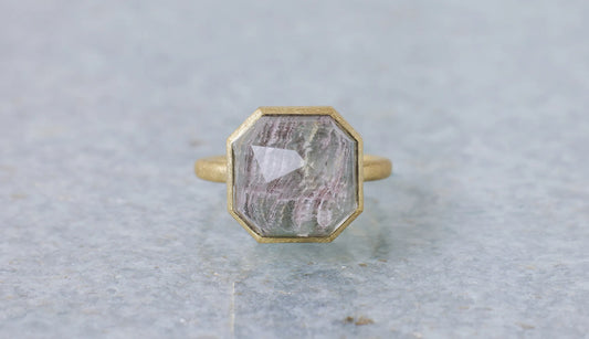 [Canna Oshiro × Ryui] Garden quartz ring