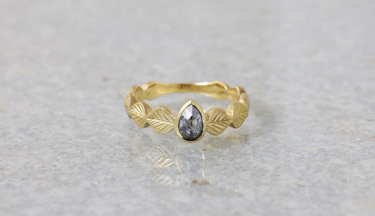 Leaf ring + galaxy diamond