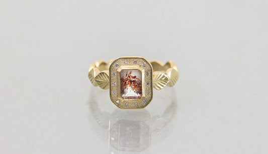 Leaf ring + lepidocrocite