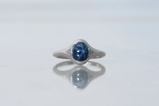 Star sapphire ring