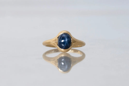 Star sapphire ring