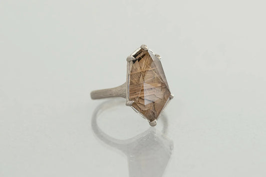 [Canna Oshiro × Ryui] Rutile quartz ring