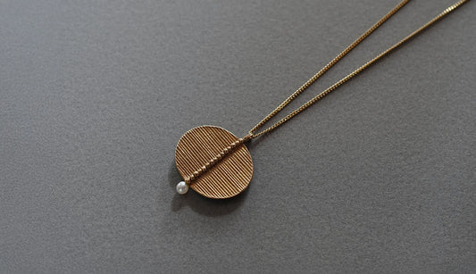 Plan necklace "ellipse"