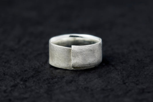 Snug ring " wide " / Silver