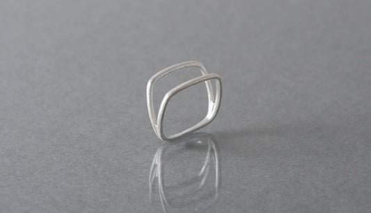 Syami frame ring / Silver