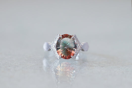 Oct ring + oregon sunstone