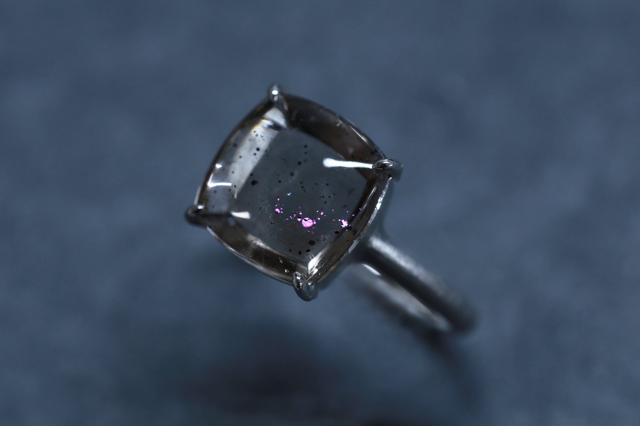 まの高品質希少ピンクファイヤークォーツ1点物☓スモーキークォーツ