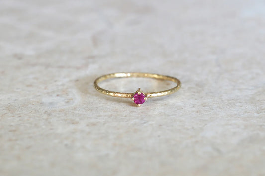 Twig ring + ruby