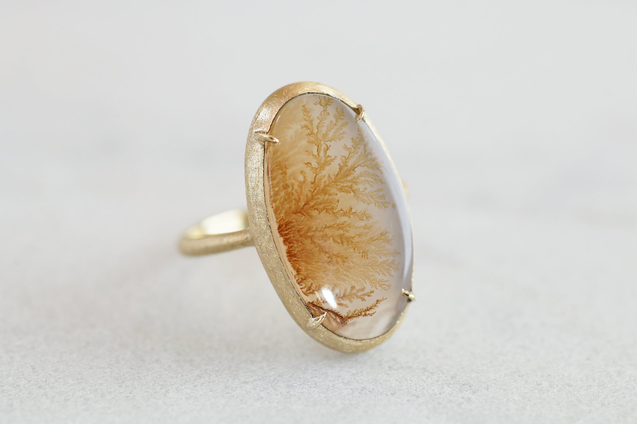 Dendritic agate ring – Ryui