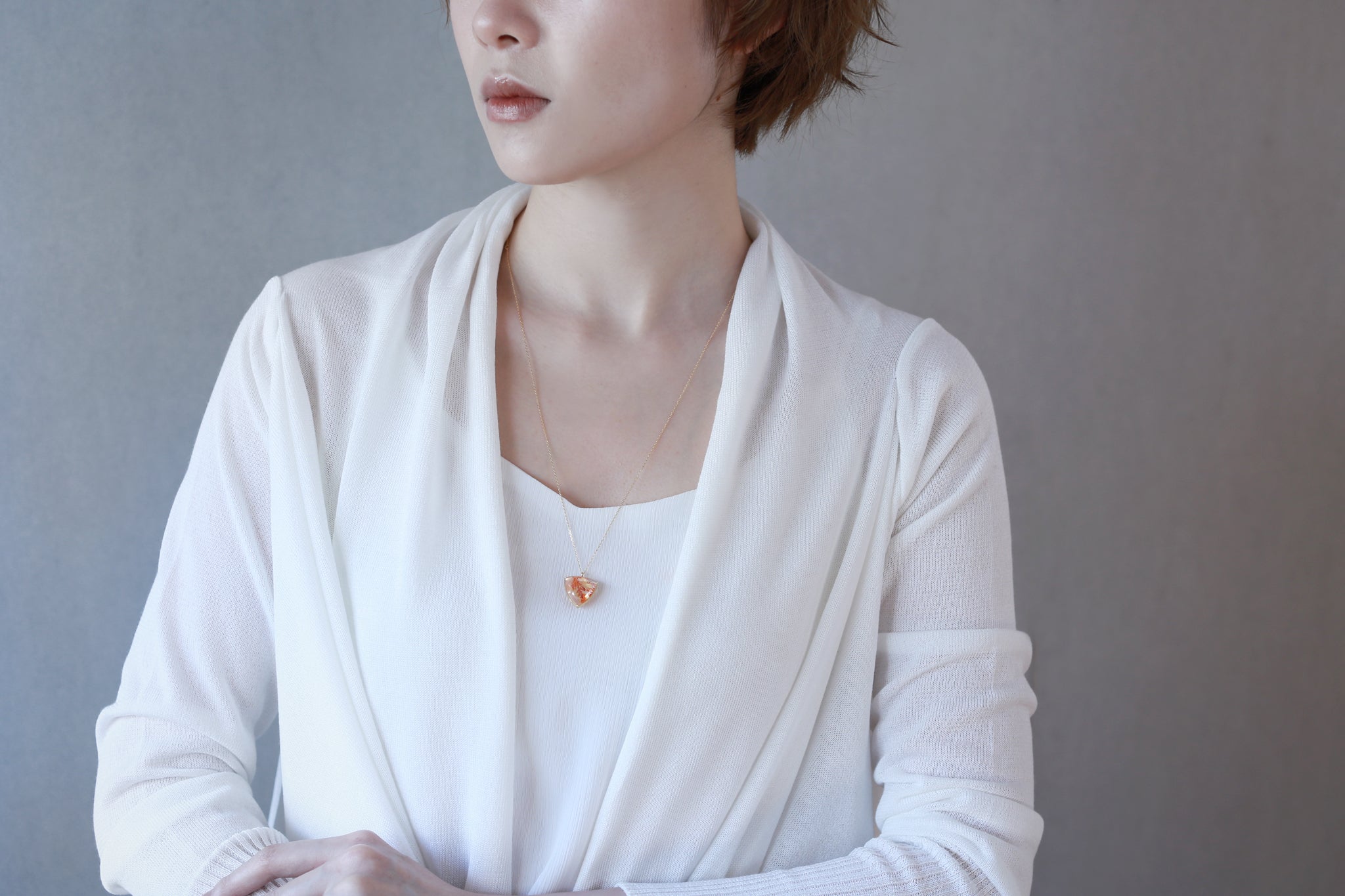レッドデンドリティッククォーツネックレス – Ryui レッドデンドリティッククォーツネックレス – Ryui