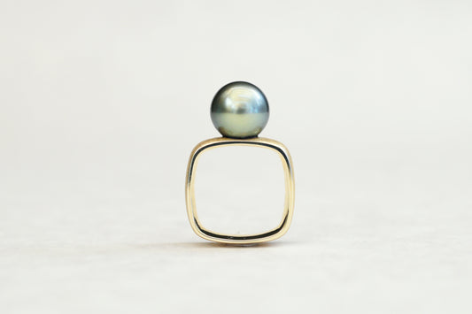 Syami ring + pearl