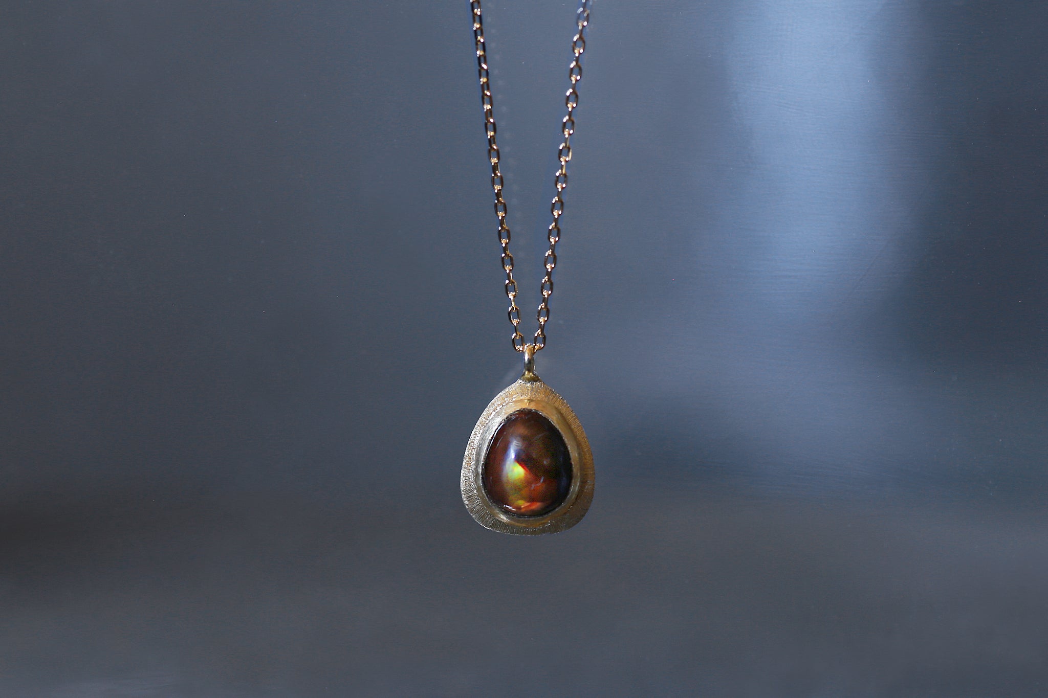 Fire agate necklace – Ryui