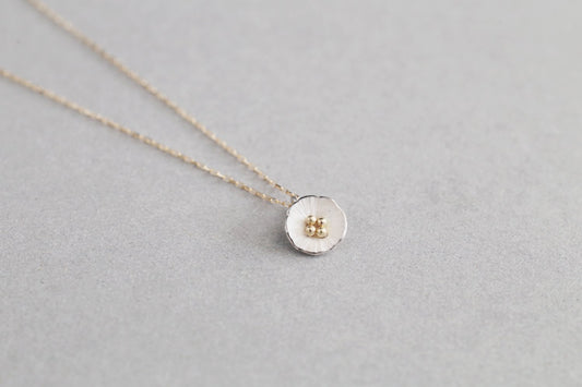 Petit flower necklace " お花1つ " / mix