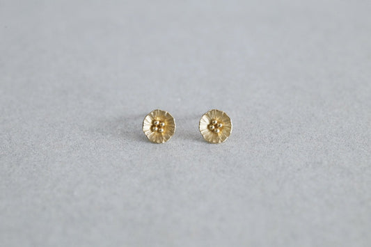 Petit flower earrings / K18