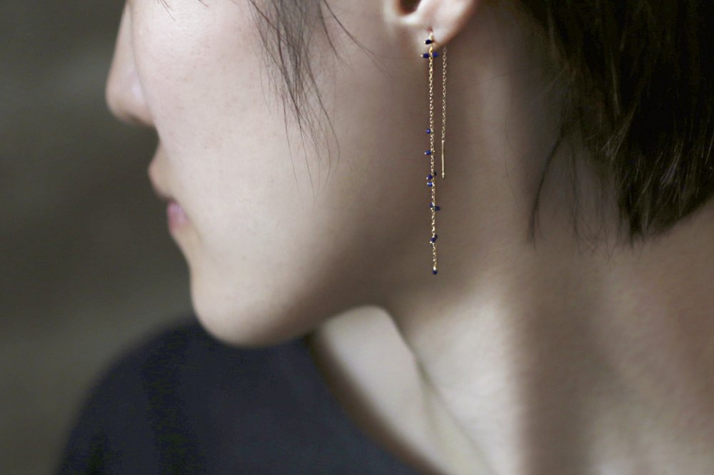 Slight scent ピアス / K18– Ryui