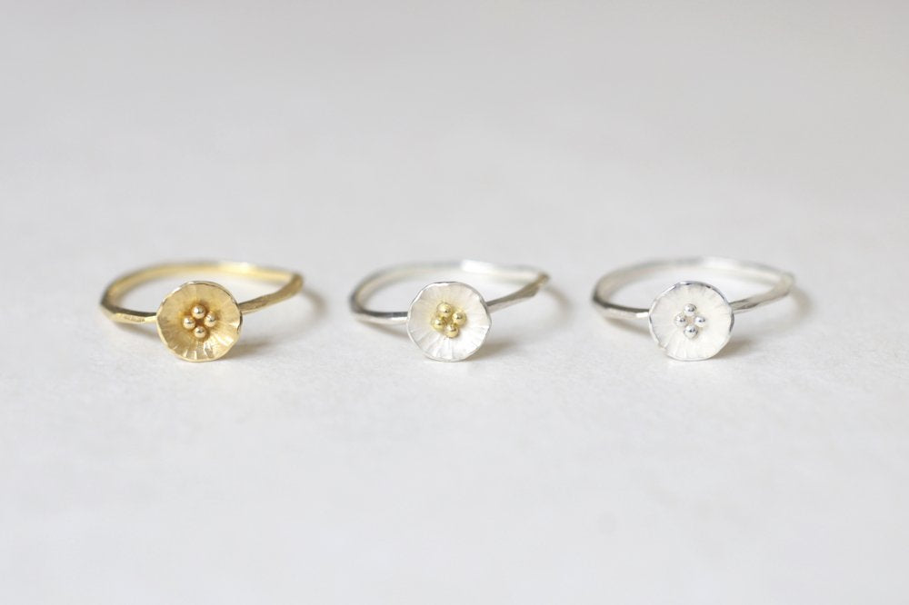 Ryui シルバー petit flower ring 12号 Petit flower リング / シルバー– Ryui
