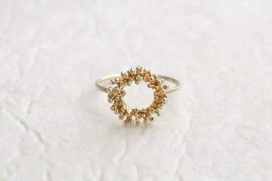 Tubu tubu ring " マル " / K18